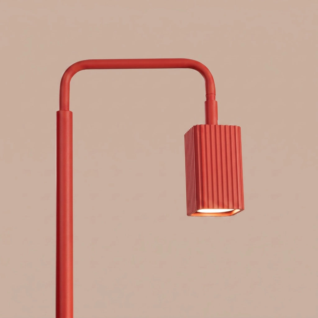 Lampada da terra RAYO 1 rossa