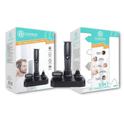 Trade Shop - Set Rasoio Elettrico Ricaricabile 5in1 Tagliacapelli Barba Trimmer Peli Tx-8358 -