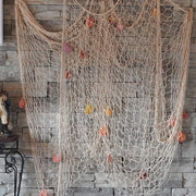 Rete decorativa per spiaggia - Tema pirata - 2M x 4M - Beige