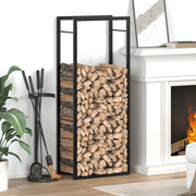 Portalegna Nero Opaco 50x28x132 cm in Acciaiocod mxl 78782
