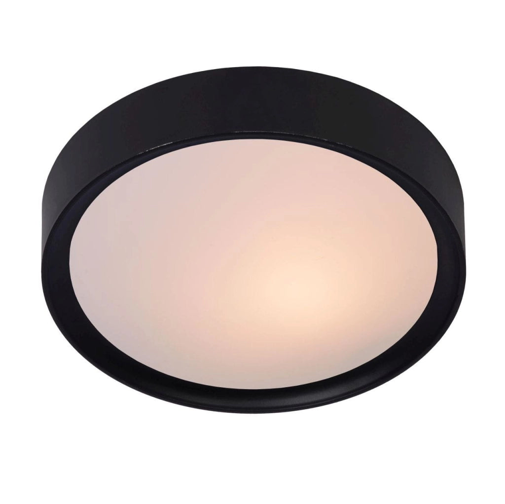 Plafoniera Lucide LEX Ø25 E27 dimmerabile bianco/nera