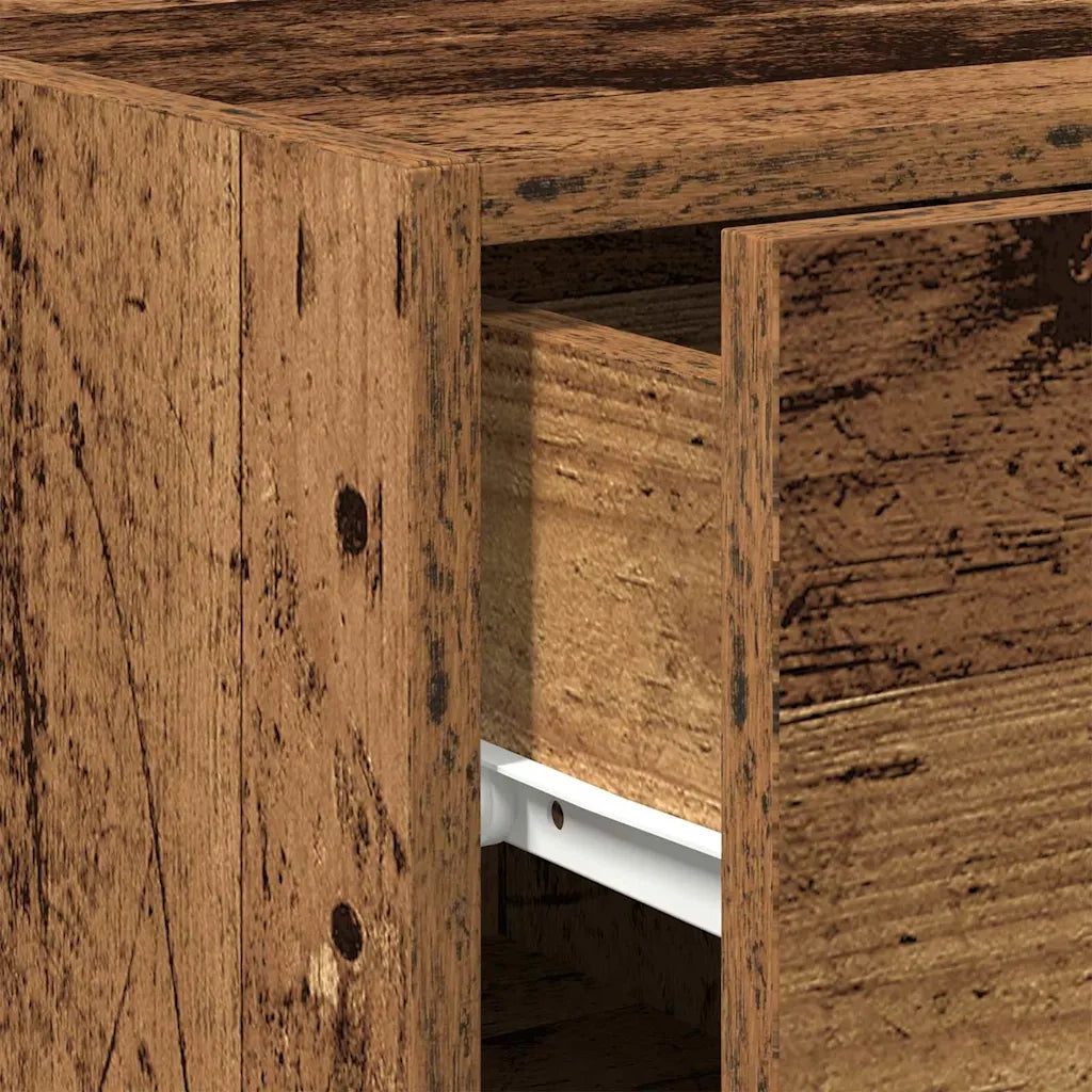 Credenza con cassetto Legno vecchio 30 x 42,5 x 93 cm 868749