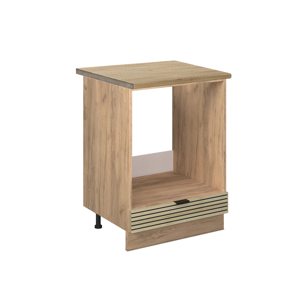 Mobile per forno da incasso Fame-Line Pannello in quercia/Rovere dorato 60 cm, PL Rovere Vicco