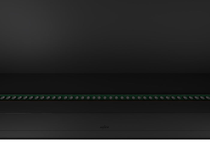 Camino a Vapore Elettrico da Incasso 220x45(64,8)x40 cm Invapo Inside con Ricarica Automatica e LED RGB Nero