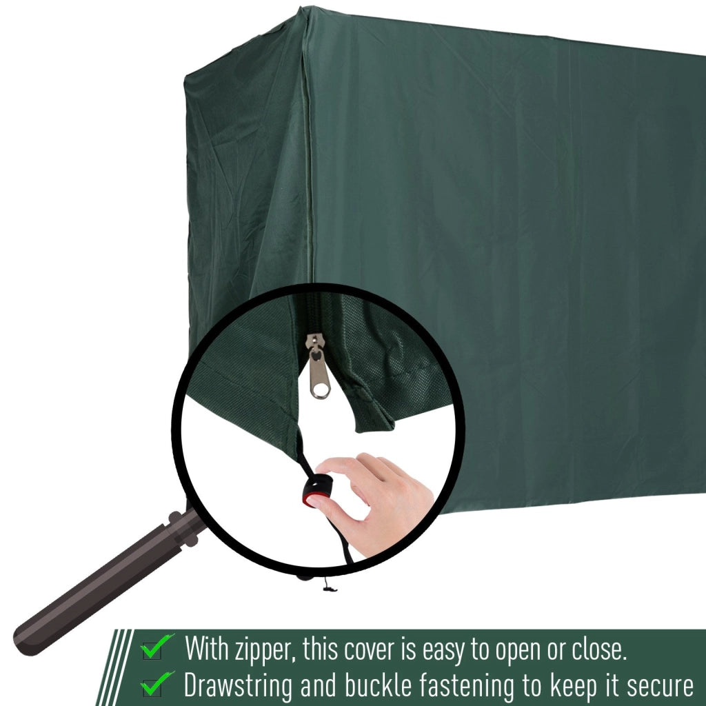 Telo di Copertura per Dondolo da Giardino in Tessuto Oxford 205x124x164 cm  Cover
