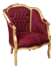 Biscottini Poltrona stile francese Luigi XVI legno massello di faggio XVI, faggio,