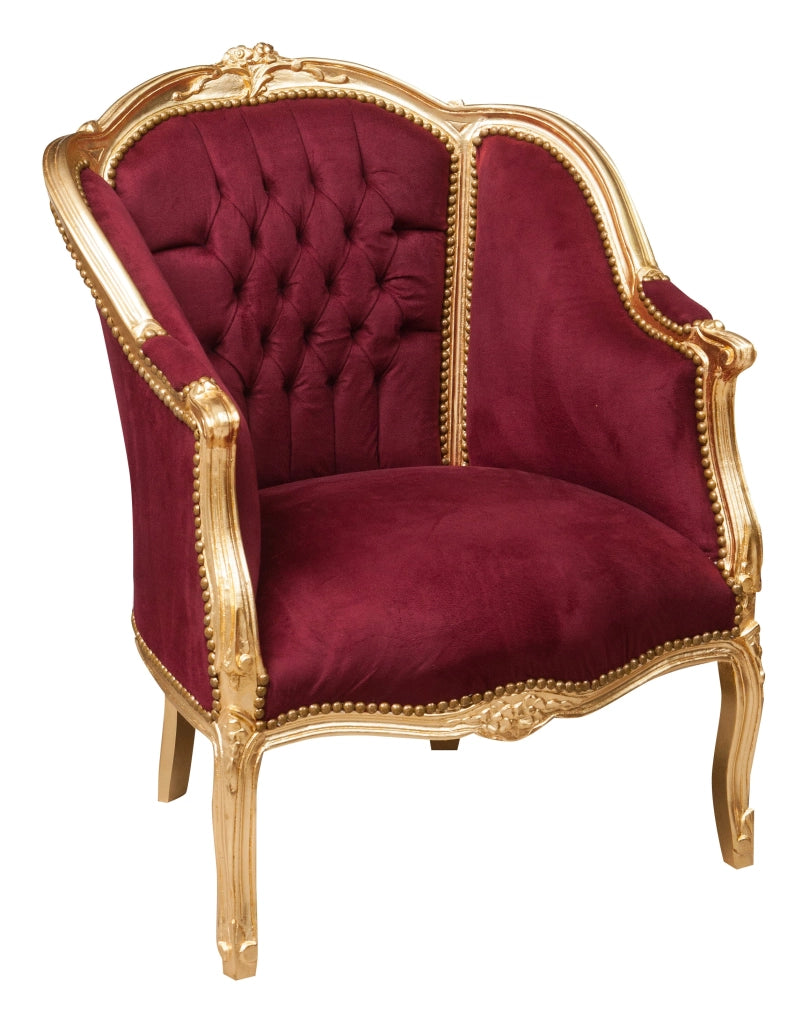 Biscottini Poltrona stile francese Luigi XVI legno massello di faggio XVI, faggio,