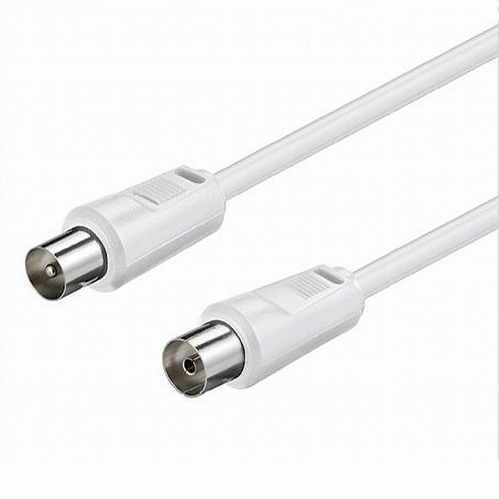 Trade Shop - Cavo Antenna Coax 20mt Iec M/f Televisore Hdtv Dvb-t2 Uhf/vhf Prolunga Cav-at20m -