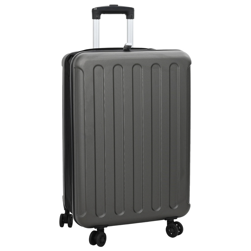 Valigia Pieghevole Scocca Rigida 24'' Grigio Scuro 43x27x66 cm ABS