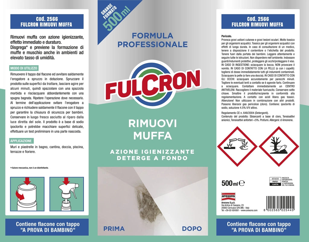 Rimuovi Muffa Fulcron Ml. 500 Arexons