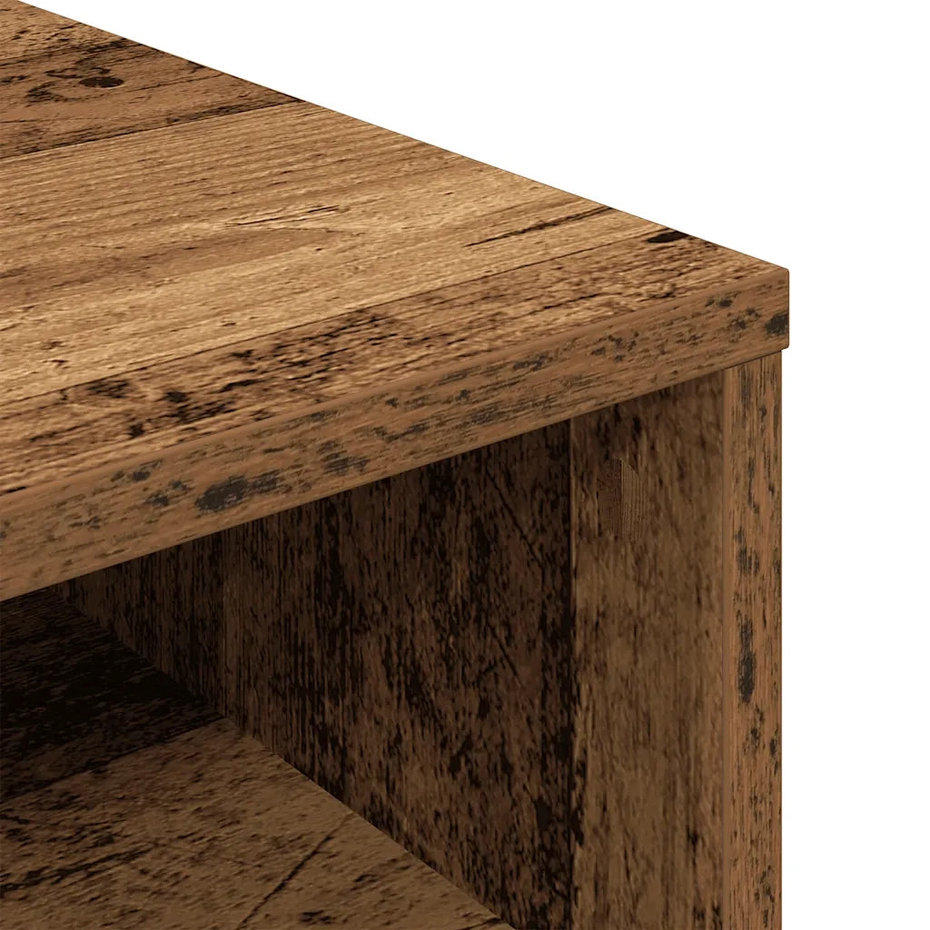 vidaXL Libreria Legno Antico 34x31x80 cm in Legno Multistrato