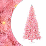 Albero di Natale | Decorazioni natalizie con 300 LED con supporto Rosa 180 cm PVC