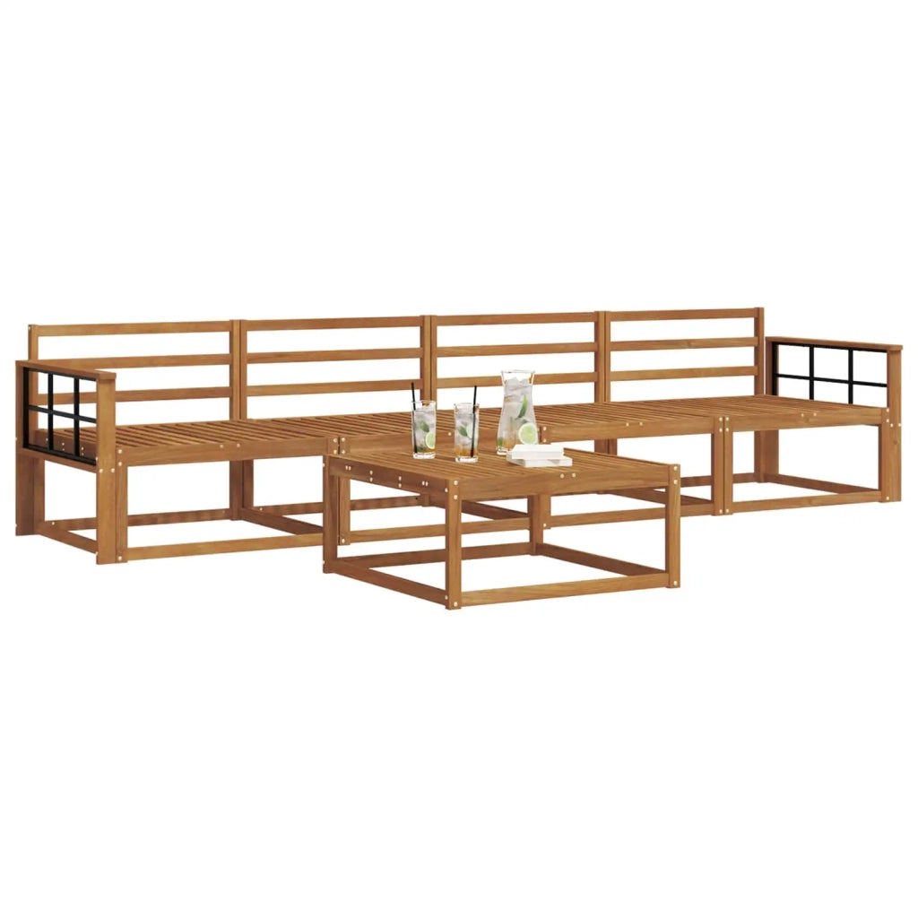 Set di divani da esterno 5 pcs Naturale 3367167