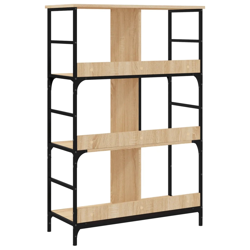 Libreria Rovere Sonoma 78,5x33x117,5 cm in Legno Multistrato 835250