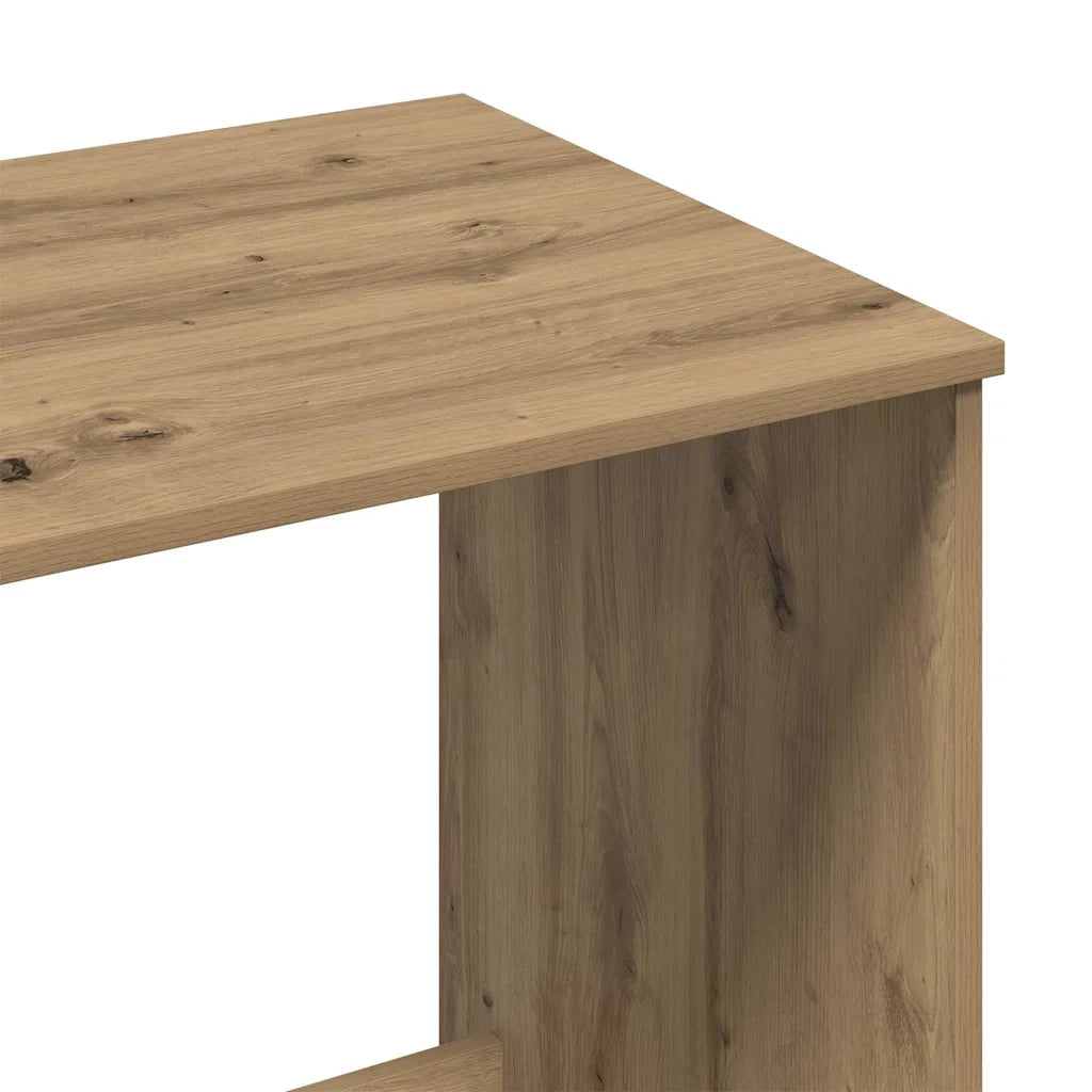 Scrivania Rovere Artigianale 100x50x75 cm in Legno Multistrato