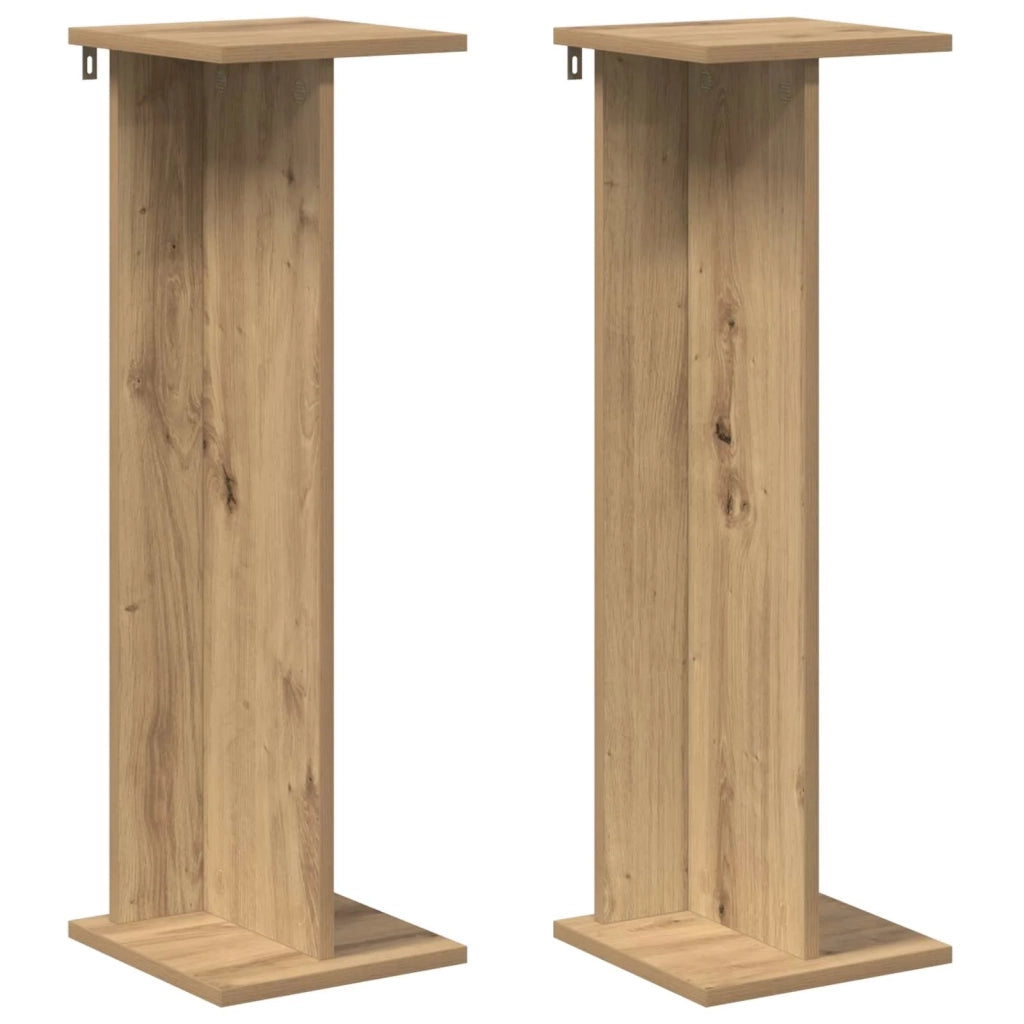 Supporto per piante 2 pcs Rovere Artigianale