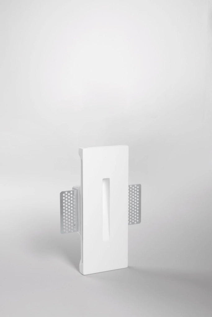 INCASSO LED ELLE IN GESSO VERNICIABILE 1,5W 100LM 3000K DRIVER NON INCLUSO 200X80X40MM