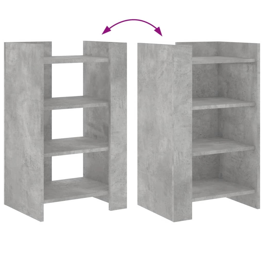 Buffet credenza cassettiera armadio mobile contenitore organizer per cucina soggiorno salotto 45 x 35 x 75 cm legno ingegnerizzato grigio 02_0031939