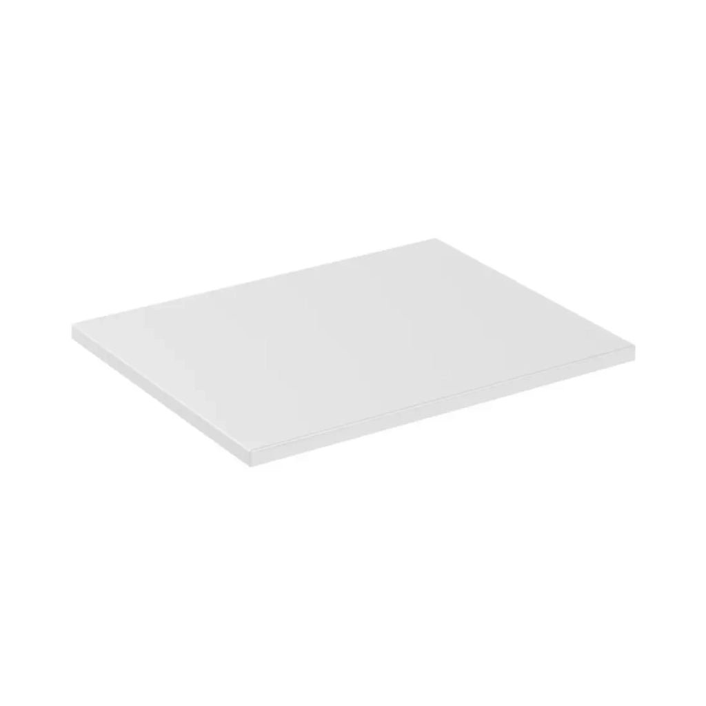 Set da bagno ICON: mobile sottolavabo 60cm rosa cipria + piano per lavabo bianco