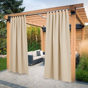 Bordi per giardino acqua-resistenti - oscuranti - illuminanti - regolabili - con cerniera - 132B x 213H cm (2 pannelli)