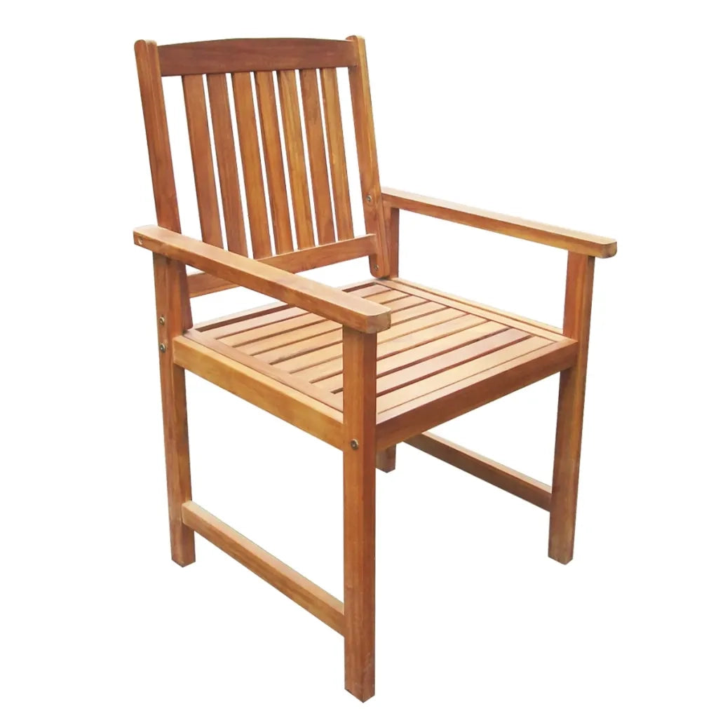 Set da Pranzo da Giardino 5 pz in Legno Massello di Acacia 42622