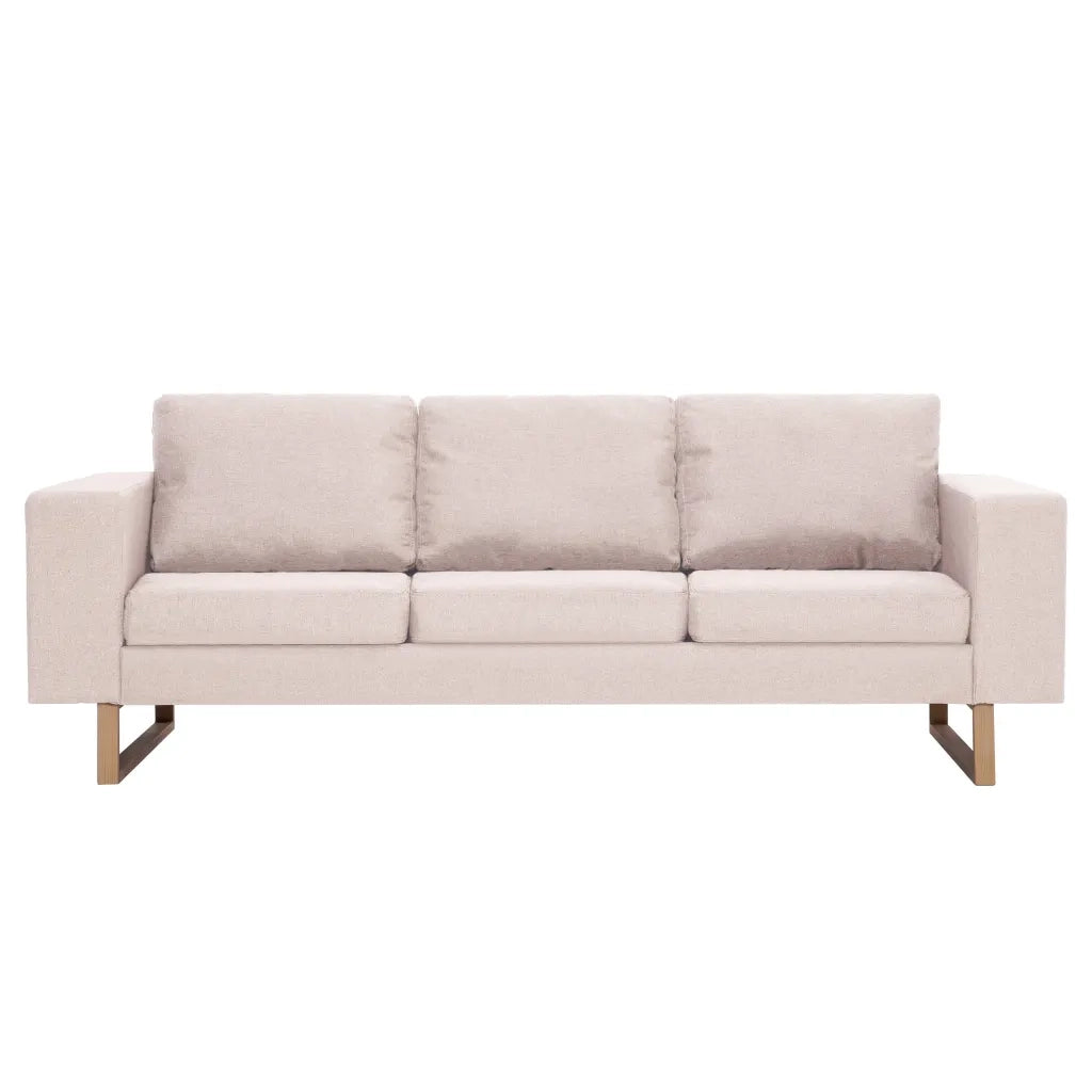 Set Divani 2 pz in Tessuto Crema 276859