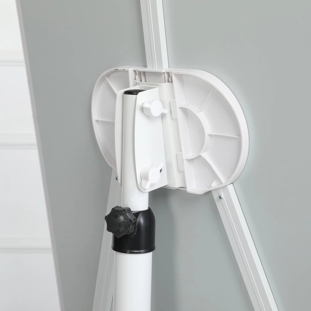 Lavagna Magnetica in Vetro Temperato Regolabile ¨C Xylo ¨C 90x60 cm, Bianca, per Ufficio e Casa