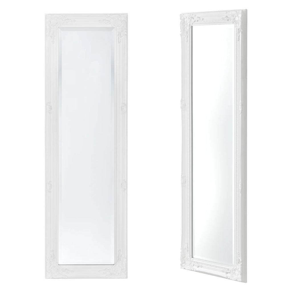 Specchio da parete 132 x 42 x 3,5 cm bianco 03_0007907