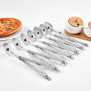 Set di 7 lame a forma rotonda per pasta e pizza con lame in acciaio inossidabile e lame intercambiabili, ideale per la preparazione di pasta, brownies, noodles e prodotti correlati.