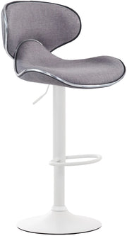 Sgabello Las Vegas V2 tessuto grigio chiaro,bianco
