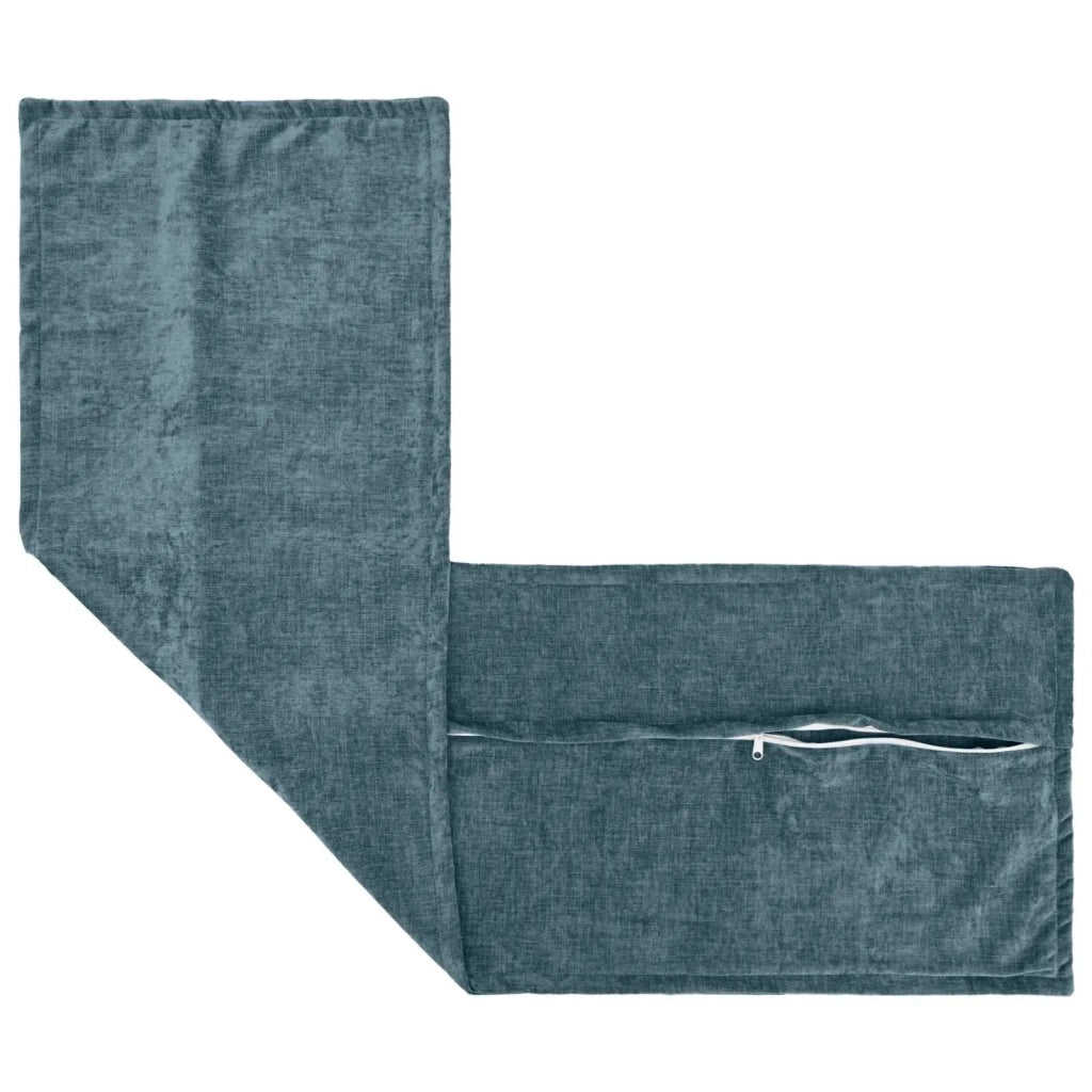 Federa 2 pz HOUTEN Blu 40 x 145 cm Tessuto Chenille 917247