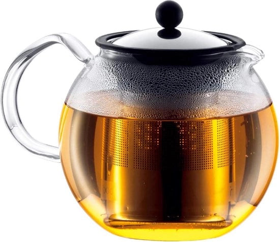 French Press - 1,0 litro - Luccicante - Acciaio Inossidabile