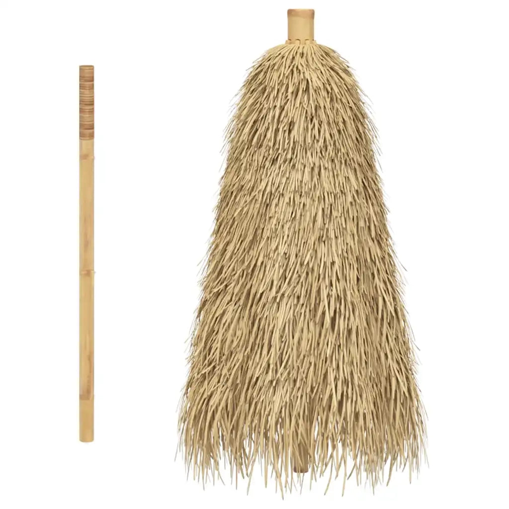 Parasole in Bambù con Copertura con Foglie di Banana 210 cm