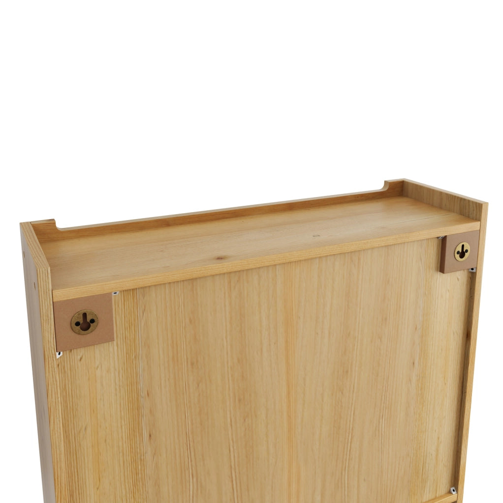 Credenza vintage da parete con doppia anta e ripiani