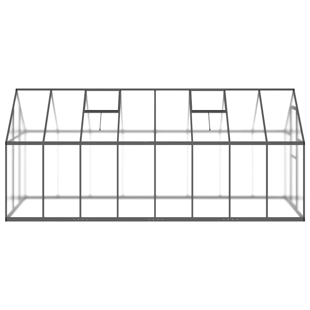Telaio Serra con Base Antracite 445x169x195 cm in Alluminio