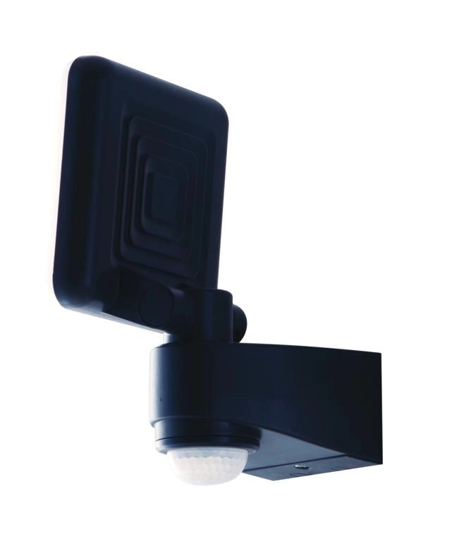 PROIETTORE LED SAT ANTRACITE 10W 1200LM 4000K CON SENSORE DI MOVIMENTO IP54 14X15,35XCM
