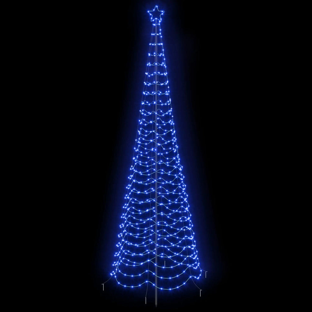Albero di Natale a spirale LED con picchetto EKENAS 300 cm 42056595