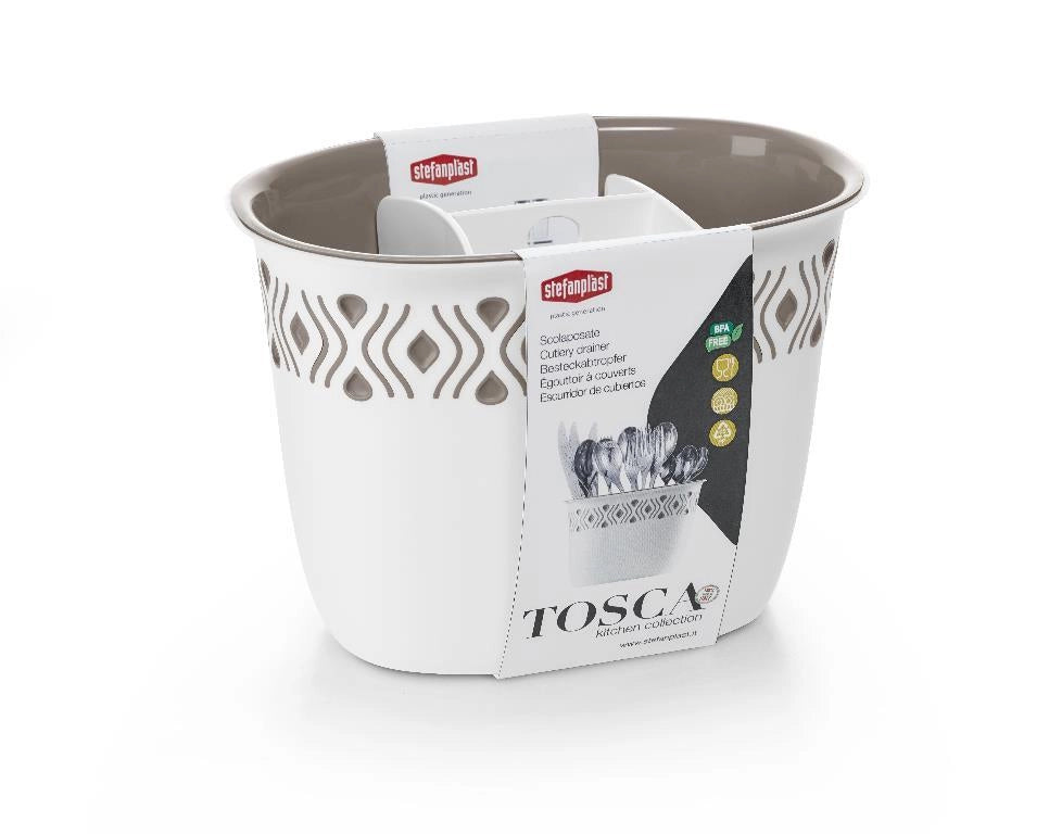Tosca colaposate stefanplast colore bianco   tortora chiaro plus