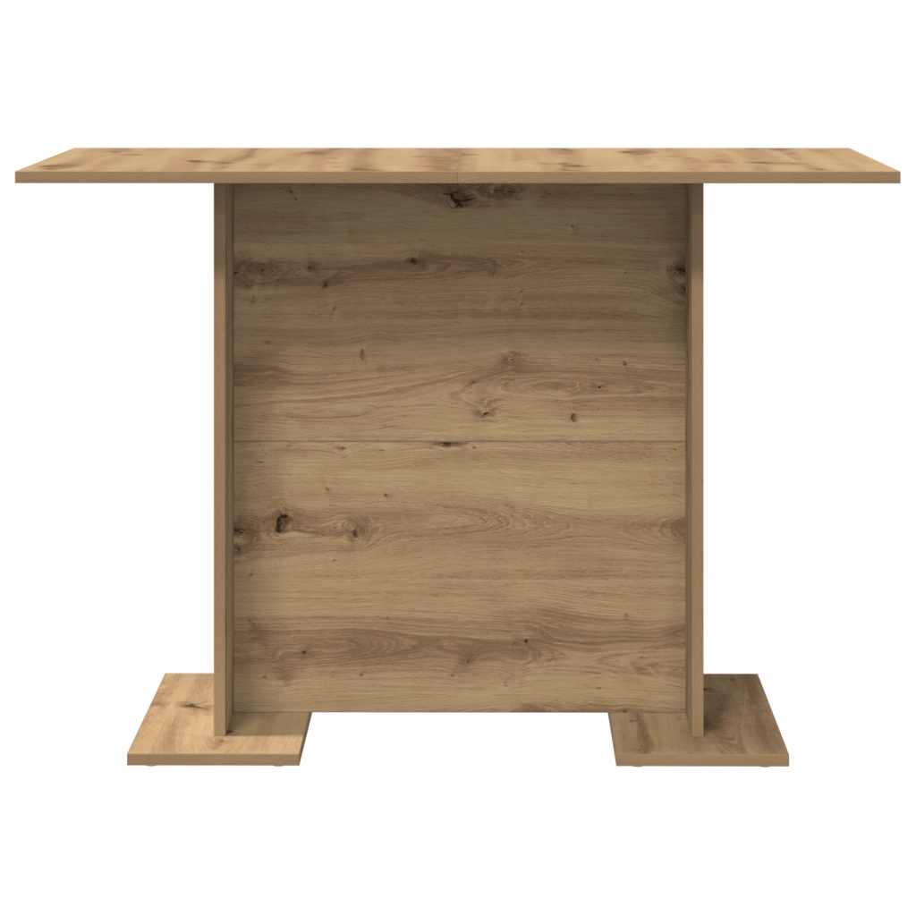Tavolo da pranzo  in rovere artigianale 110x60x75 cm in legno ingegnerizzato