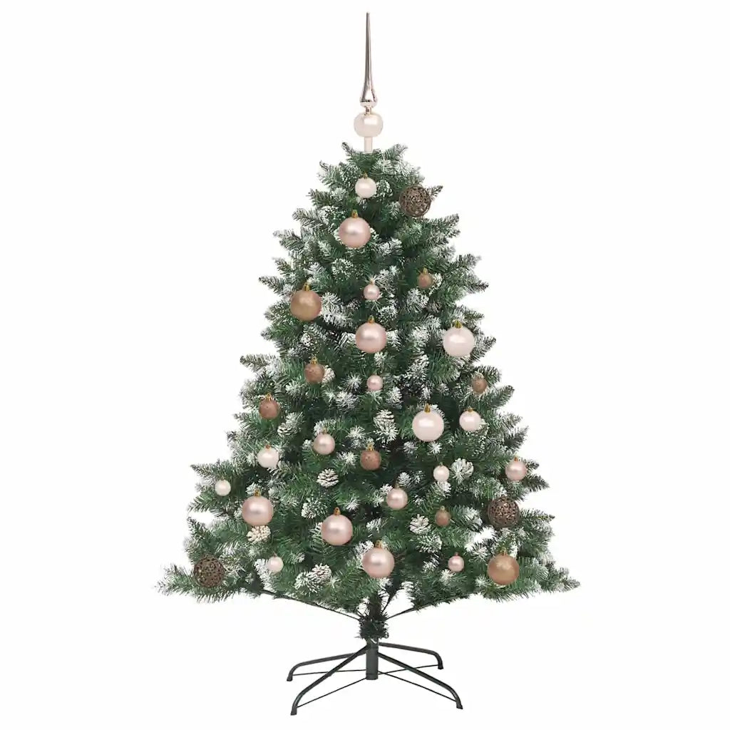 Albero di Natale artificiale con 150 LED Verde 120 cm