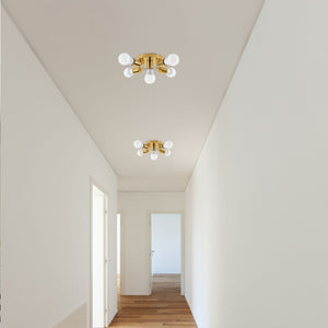 Plafoniera Riflettore Metallo APP708-5C Oro