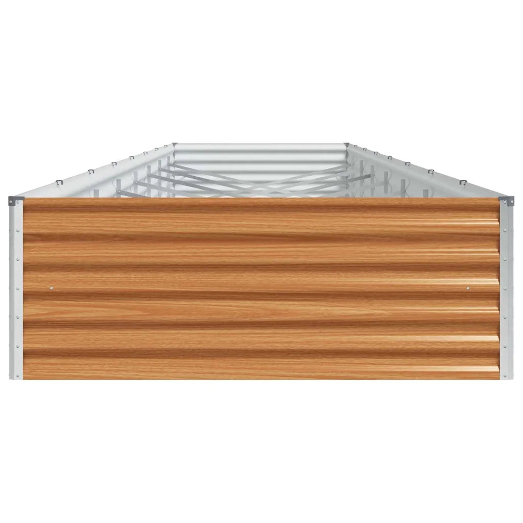 Letto rialzato da giardino 775 x 100 x 36 cm Acciaio zincato 42017364