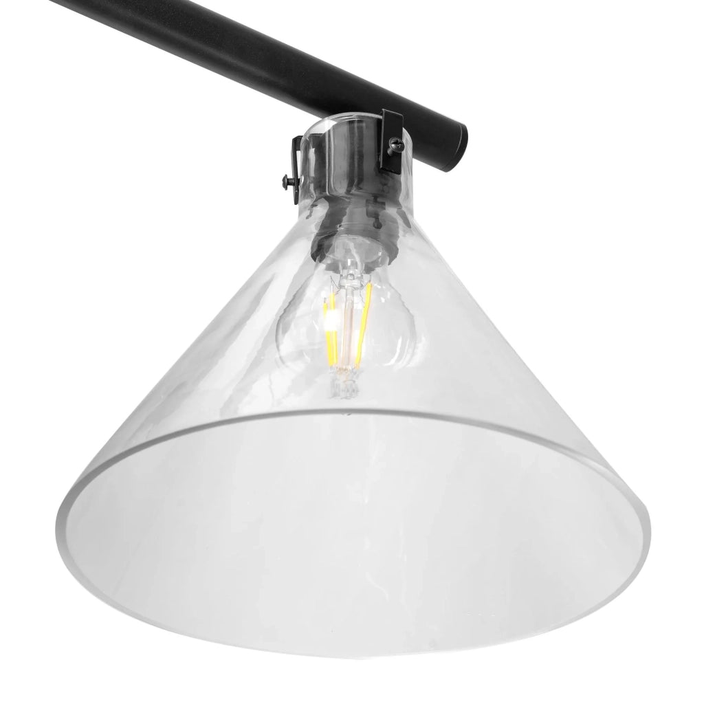 Lampada Da Soffitto Di Vetro Metallico APP317-2CP