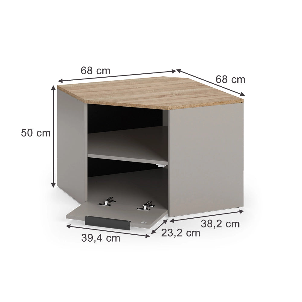 Vicco Mobile tv Grigio 68 x 50 cm