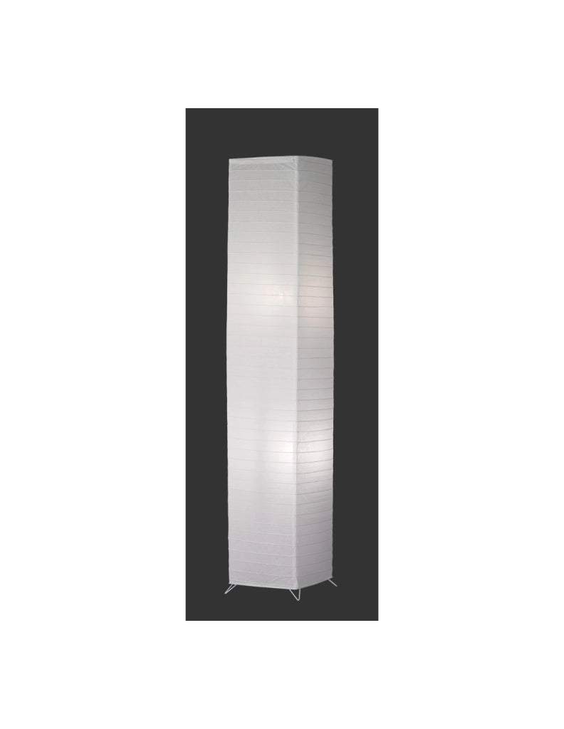 Piantana 2xE27 Bamboo Carta Bianca H130 cm Trio Lighting