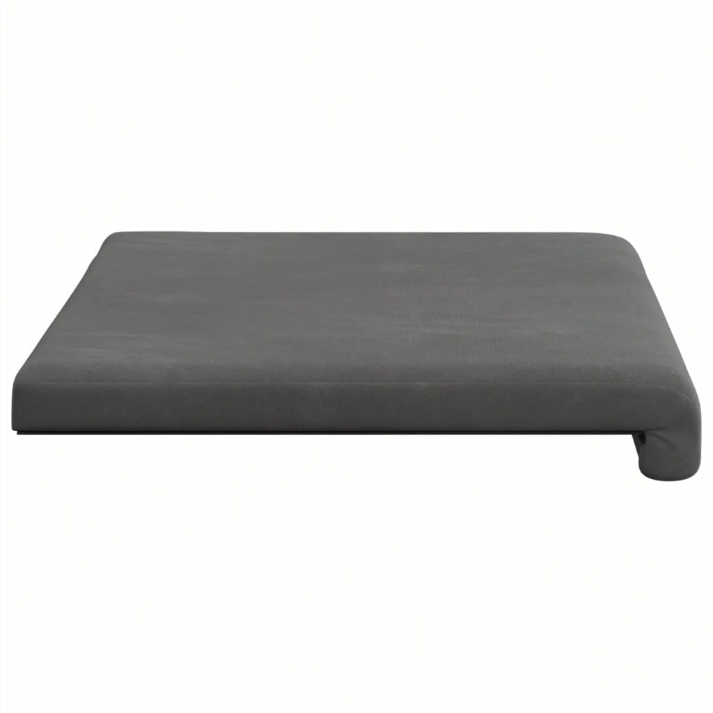Cuscino per panchina Velluto (V) Grigio Scuro Profondità 35 cm 42043176