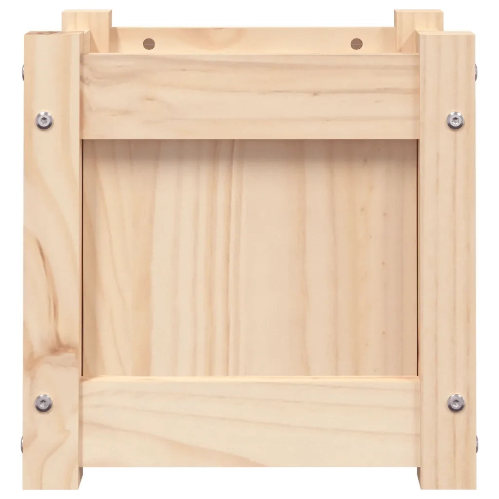 Fioriera da Giardino 31x31x31 cm in Legno Massello di Pino 837394