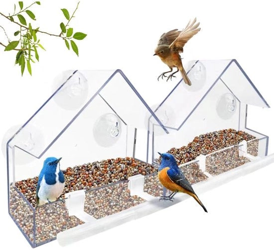 Set di 2 Nidi per Uccelli, Nido per Uccelli Opportuno, Nido per Uccelli Ripiegabile, Resistente alle Intemperie, Decorazione per Giardino, Adatto per Balcone, Giardino
