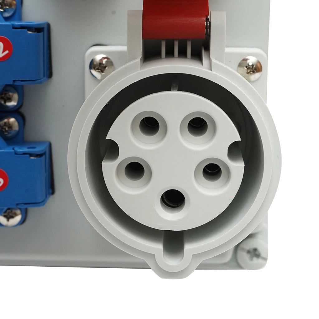 Pannello gruppo prese per organizzazione cantiere 1x415V/32A, 2x230V/16A, 260x170x140mm IP44/IP66 SUNTREE