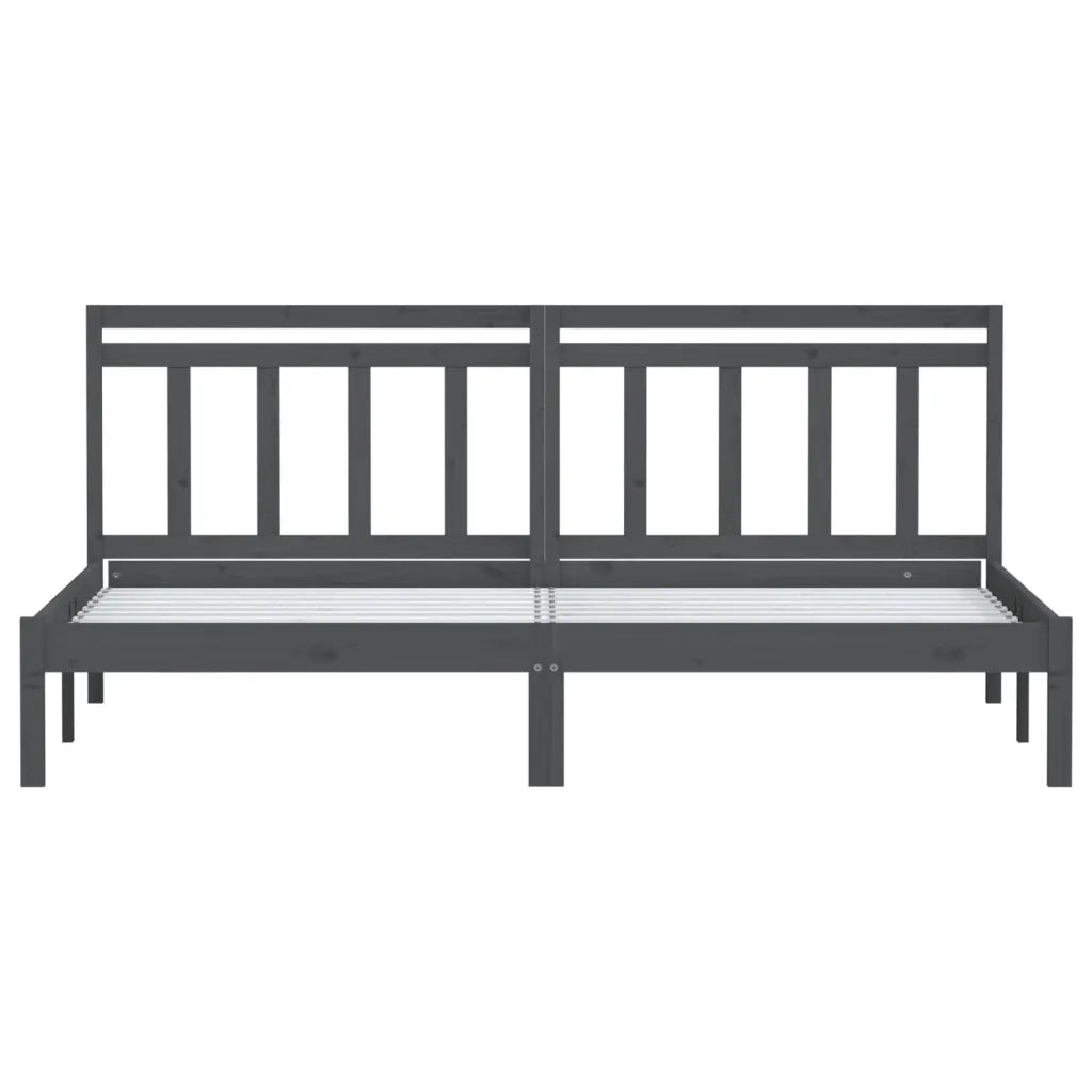 Giroletto Grigio in Legno Massello di Pino 200x200 cm 3100611